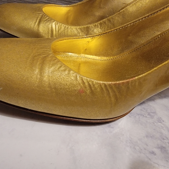 J crew Juliet gold pumps - Picture 5 of 5